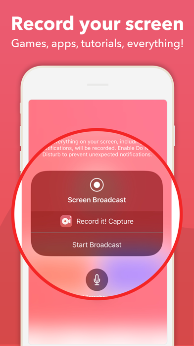 Record It Screen Recorder By Digiset Llc Ios United States