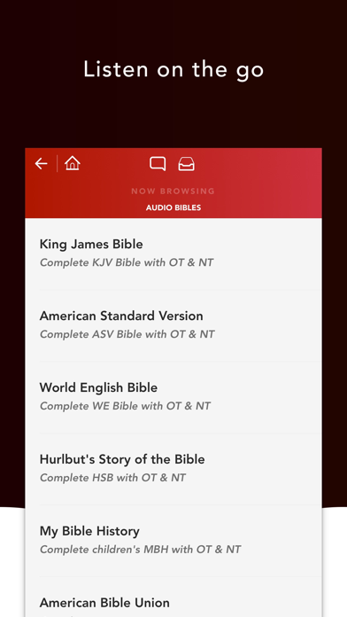 Audio Bibles screenshot1