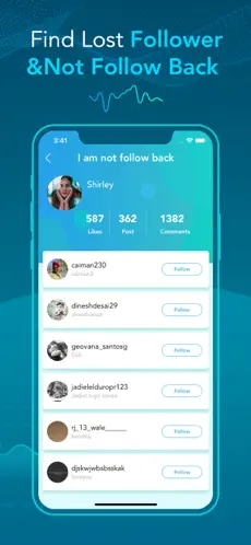 Screenshot 3 Followers & Unfollow Insights iphone