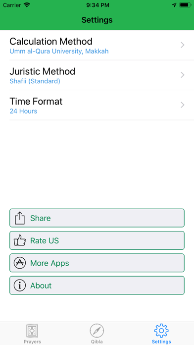 Prayer Times, Qibla and Azan screenshot 3