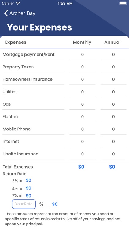 ArcherBay Financial Calculator