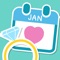 Count down to your wedding with all these customizable features