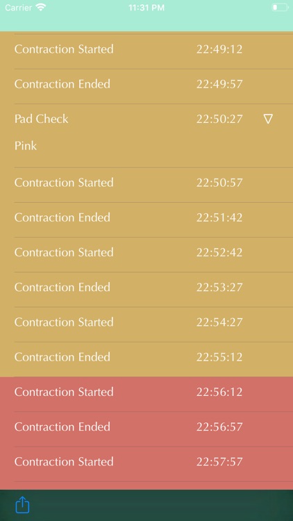 Contraction Time Tracker screenshot-5