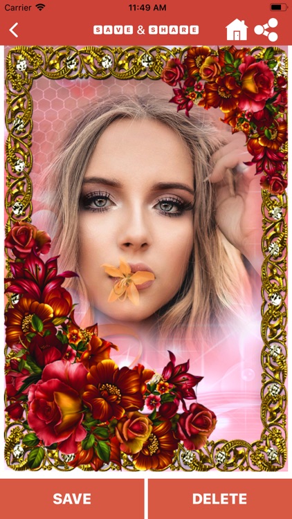 Rose Flower Photo Frame screenshot-9