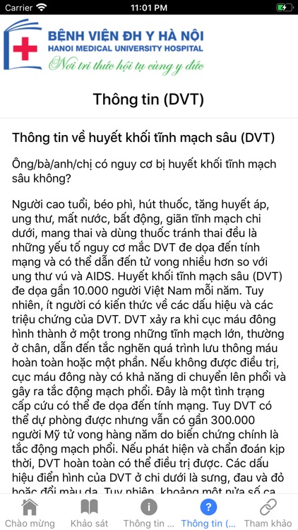 Dự báo tắc tĩnh mạch screenshot-3