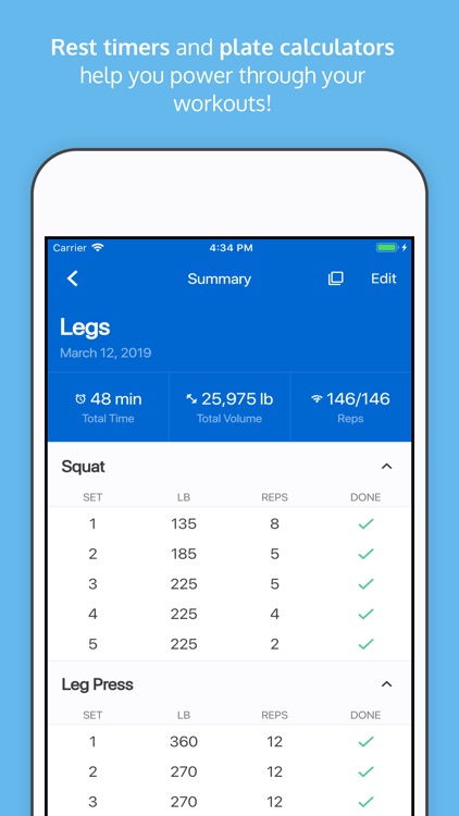 JustLift - Workout Logger