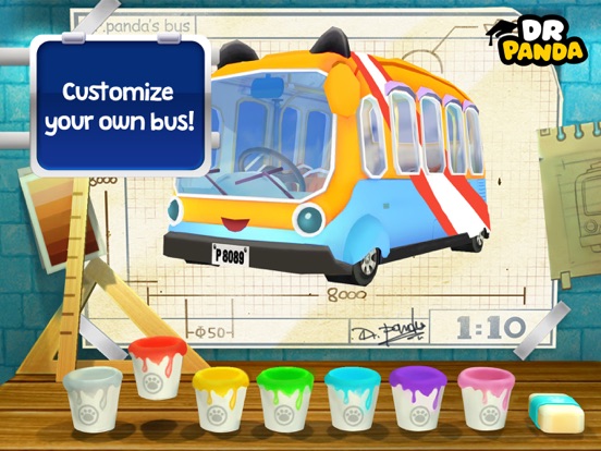 Dr. Panda Bus Chauffeur iPad app afbeelding 5
