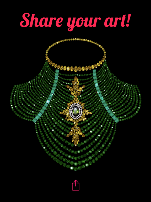 iPad Image of Dazzly - Diamond Art by Number