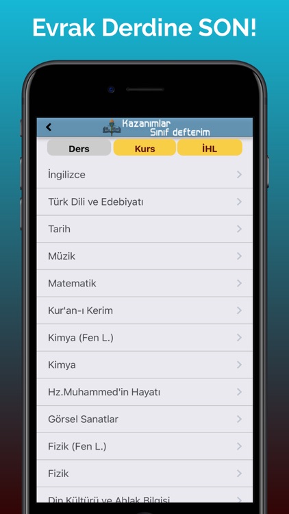 Kazanımlar - Sınıf Defterim screenshot-4