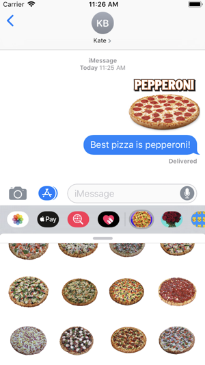 Pizza- Emoji Stickers(圖3)-速報App