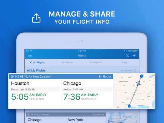 Flight+ - Track Live Flights - Flight Board screenshot