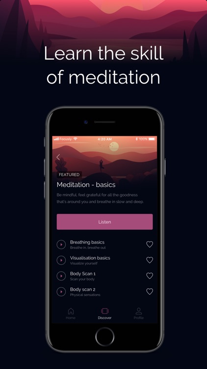 Focusly: Meditation & Relax screenshot-3