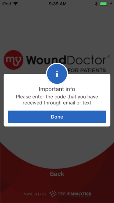 MyWoundDoctor - Patient screenshot 2