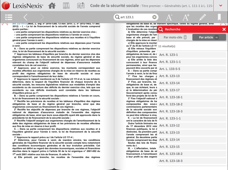 Lexis eLivres screenshot-3
