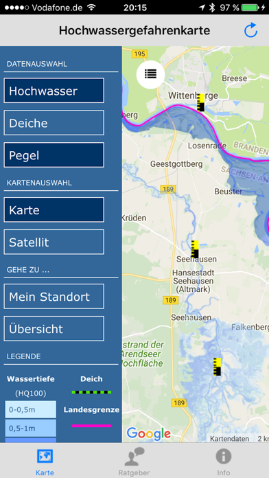 How to cancel & delete HochwassergefahrST from iphone & ipad 1