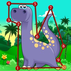 Activities of Dinosaur Dots Connect for kids