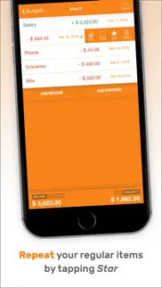 fudget: budget planner tracker iphone screenshot 4