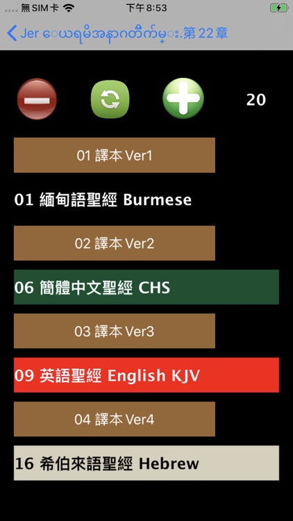 緬甸語聖經 Burmese Audio bible screenshot-3
