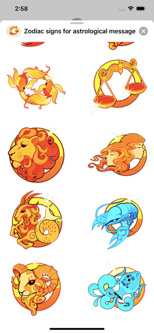 Zodiac Signs Stickers(圖3)-速報App