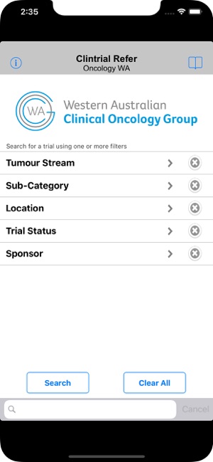 Clintrial Refer Oncology WA(圖1)-速報App