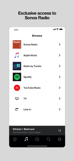 Sonos S1 Controller app screenshot