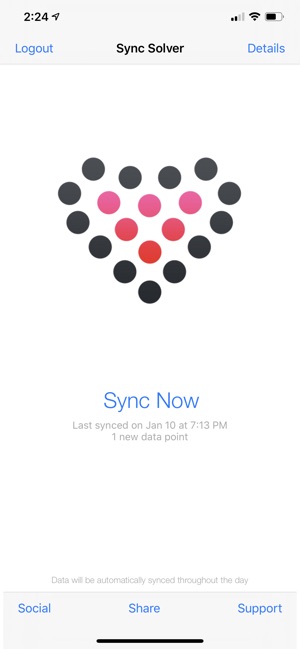 how to sync fitbit with iphone health app