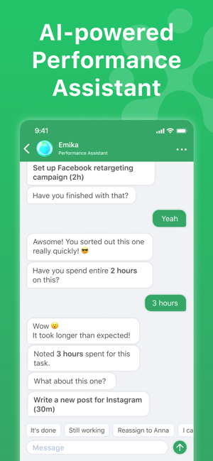 Emika.ai Performance Assistant