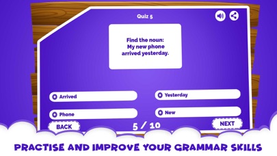 English Grammar Noun Quiz Game screenshot 3