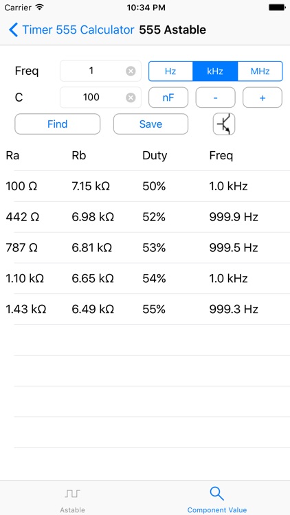 Timer 555 Calculator screenshot-3
