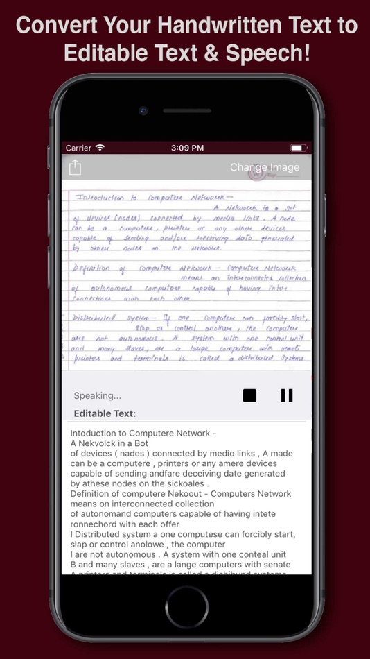 free handwriting to speech app