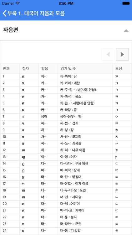 태국어사전/한태사전(초중급) screenshot-4