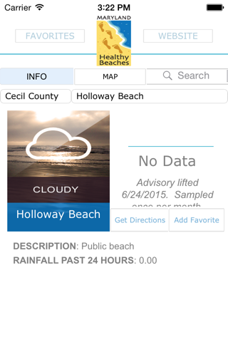 Maryland Healthy Beaches screenshot 2