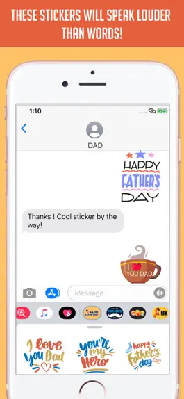 Game screenshot Father's Day 2020 Stickers apk