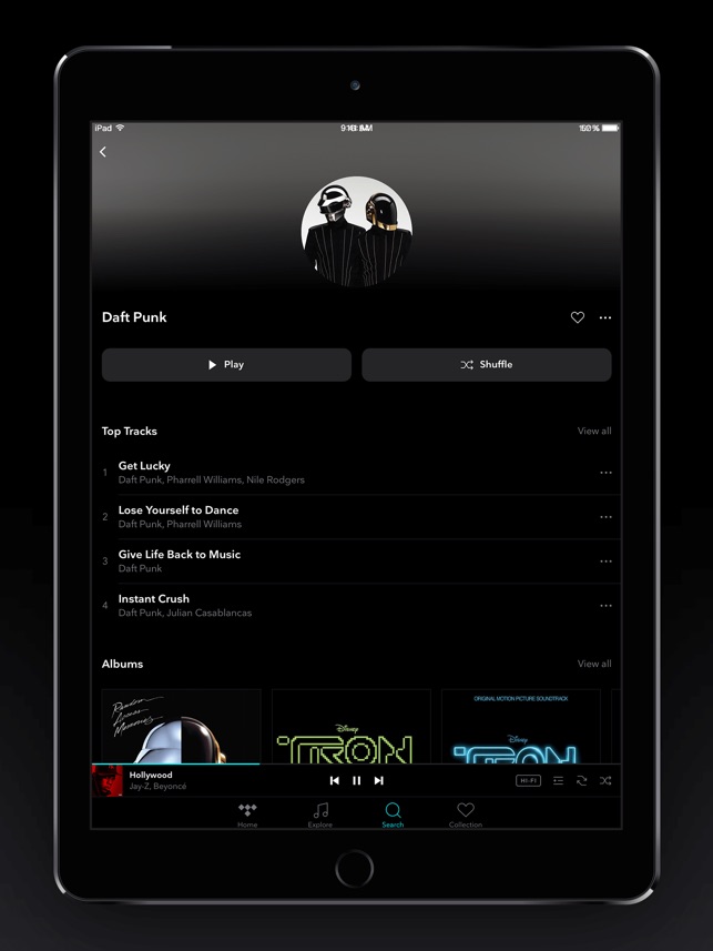 TIDAL Music Screenshot