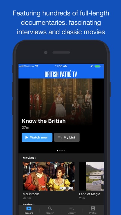British Pathé's Heritage Hub screenshot 2