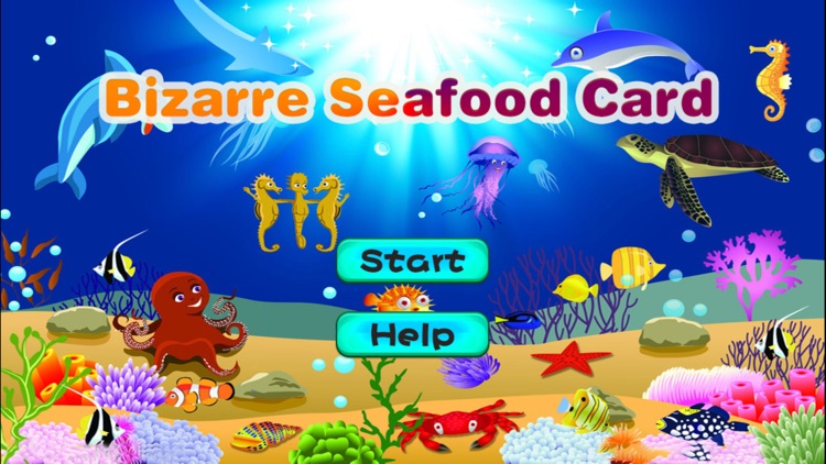 Bizarre Seafood Card