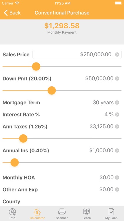 Avidia Mortgage App