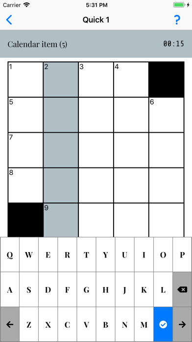 OneDown - Crossword Puzzles screenshot 3