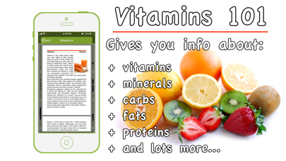 Vitamins 101 review screenshots