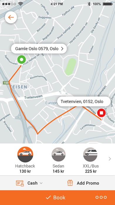 How to cancel & delete Christiania Taxi from iphone & ipad 3