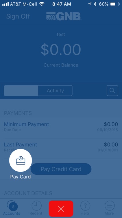 GNB Bank credit card app screenshot-4