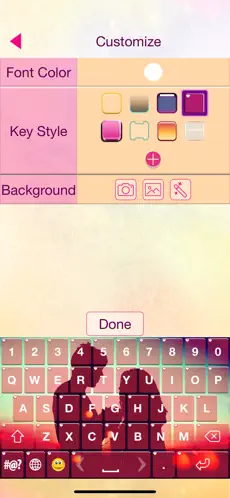 Imágen 3 Teclado con fotos cambiar tema iphone