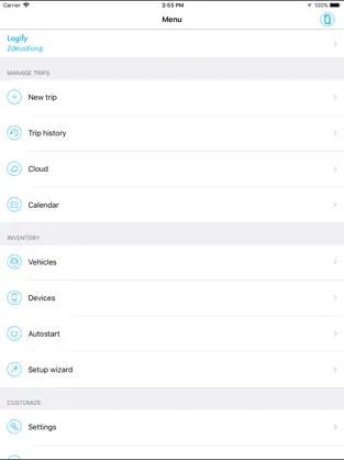 Screenshot 1 Logify Automatic Mileage Log iphone