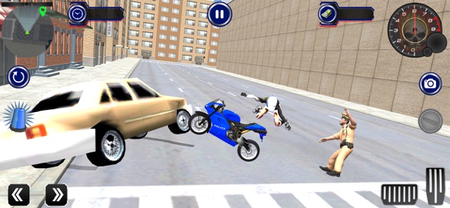 US Police Bike Transporter Sim(圖2)-速報App