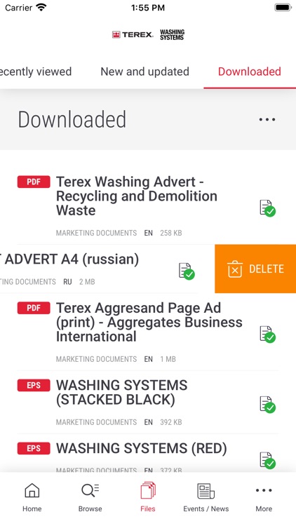 Terex Washing Systems Portal screenshot-5