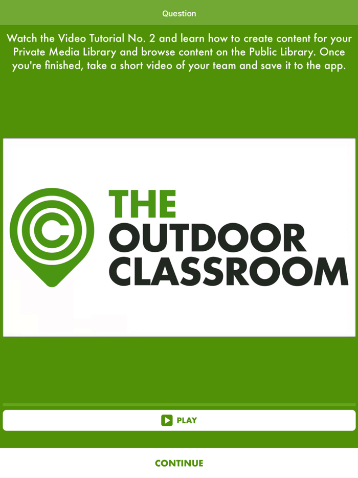 The Outdoor Classroom