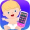 Baby Phone is a fantastic educational game aimed at babies 6 months and up to learn numbers, animal sounds, nusery rhymes, lullabies and musical notes while having fun playing