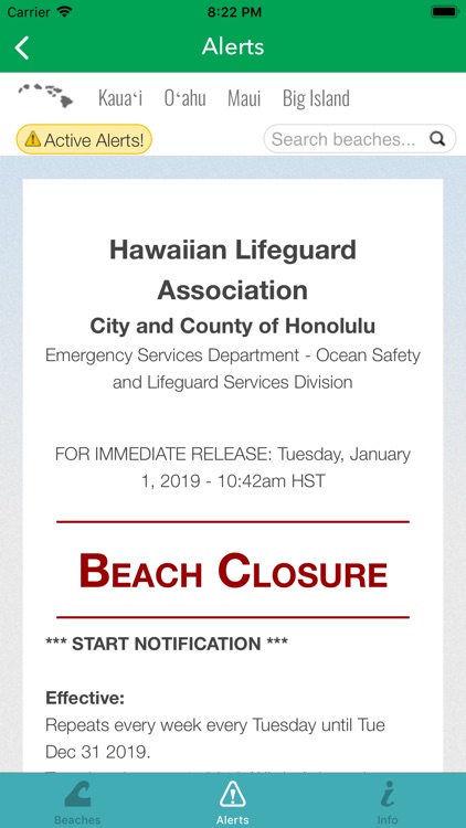 Hawaii Beach Safety screenshot-3