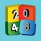 A unique 2048 sandwich game in which we need to fold up the blocks in a clever way to reach the specific number