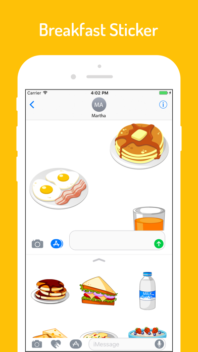 How to cancel & delete Food n Breakfast Stickers from iphone & ipad 4